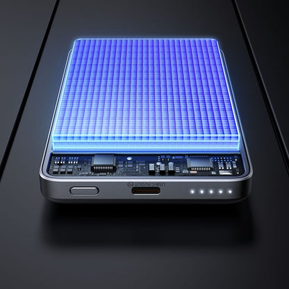 Externí bezdrátová baterie McDodo MC-4651 Meta, 10000mAh, 20W, PD + FQI, 1 x QI - 1 x USB-C, černá