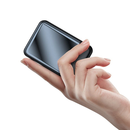 Bezdrátová externí baterie McDodo MC-5021 Ambilight, 20000mAh, 20W, PD + FQI, 1 x QI - 1 x USB-C, černá