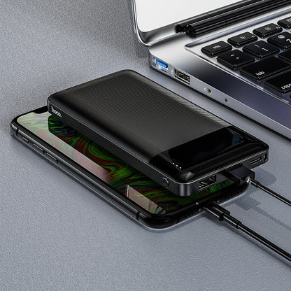 Externí baterie HOCO J72, 10000mAh, 10W, 2 x USB-A, černá