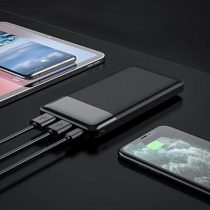 Externí baterie HOCO J72, 10000mAh, 10W, 2 x USB-A, černá