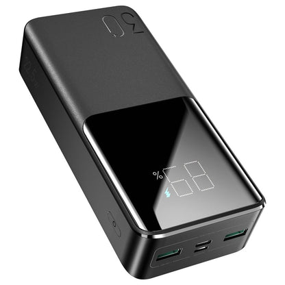 Externí baterie Joyroom JR-QP193, 30000mAh, 22.5W, QC + PD, 1 x USB-C - 2 x USB-A, černá
