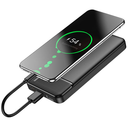 Externí baterie MaXlife MXPB-01, 10000mAh, 12W, 2 x USB-A, černá