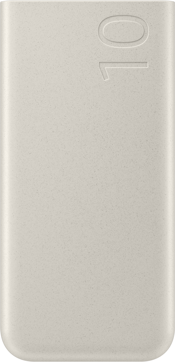 Samsung External Battery, 10000mAh, 25W, PD, 2 x USB-C, Beige EB-P3401XUEGWW