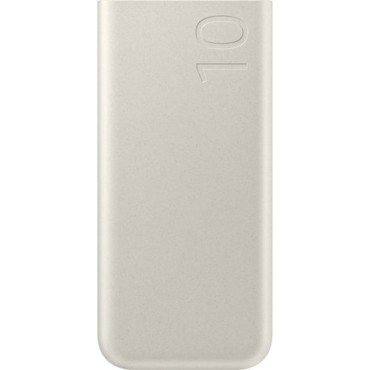 Externí baterie Samsung, 10000mAh, 25W, PD, 2 x USB-C, Béžová, Znovu zabalená EB-P3400XUEGEU