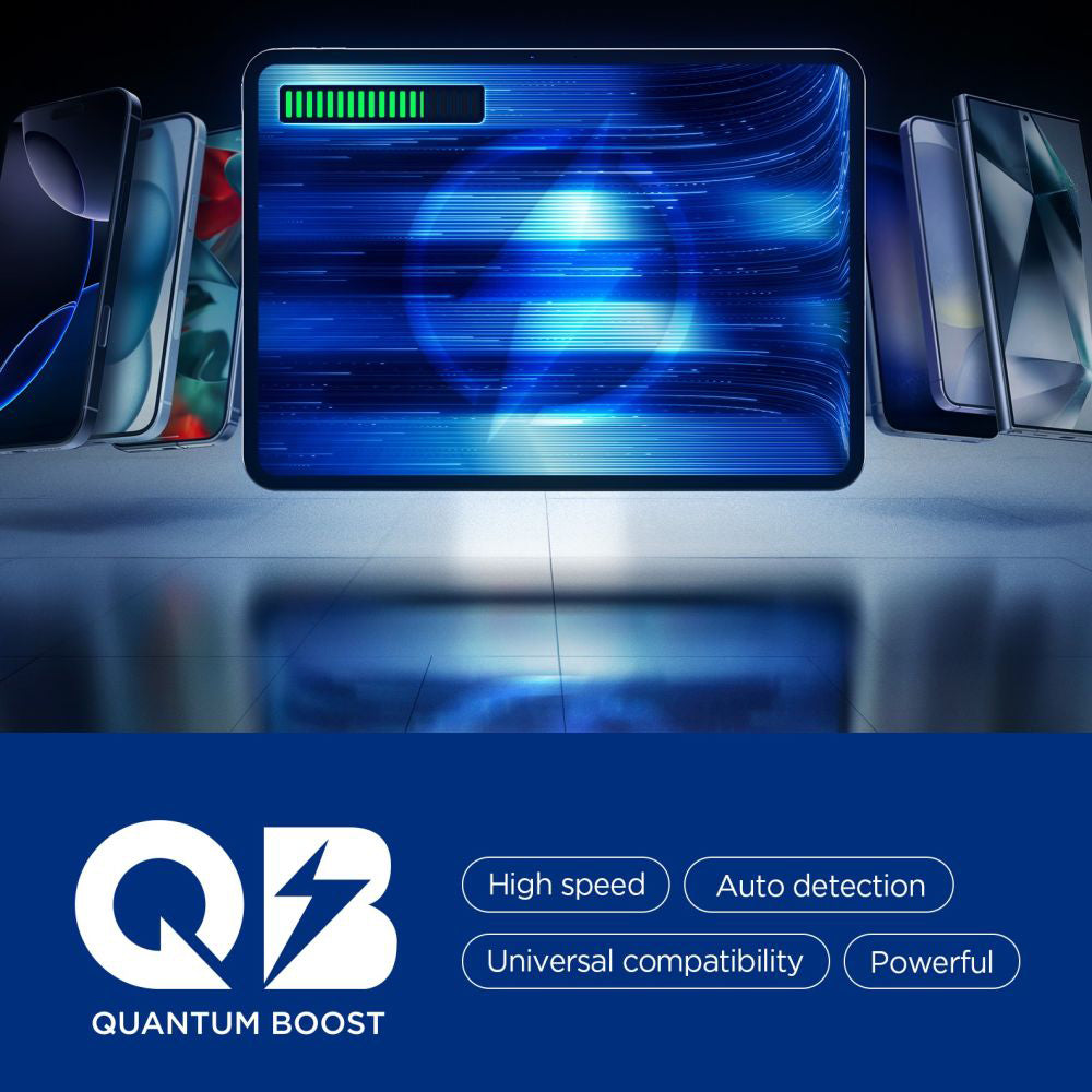 Externí baterie Spigen, 20000mAh, 30W, QC + PD, 1 x USB-A - 2 x USB-C, Černá