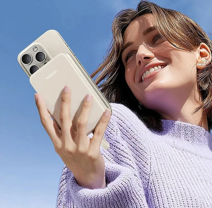 Externí baterie UGREEN PB521, 20000mAh, 30W, QC + PD, 1 x USB-A - 2 x USB-C, Bílá