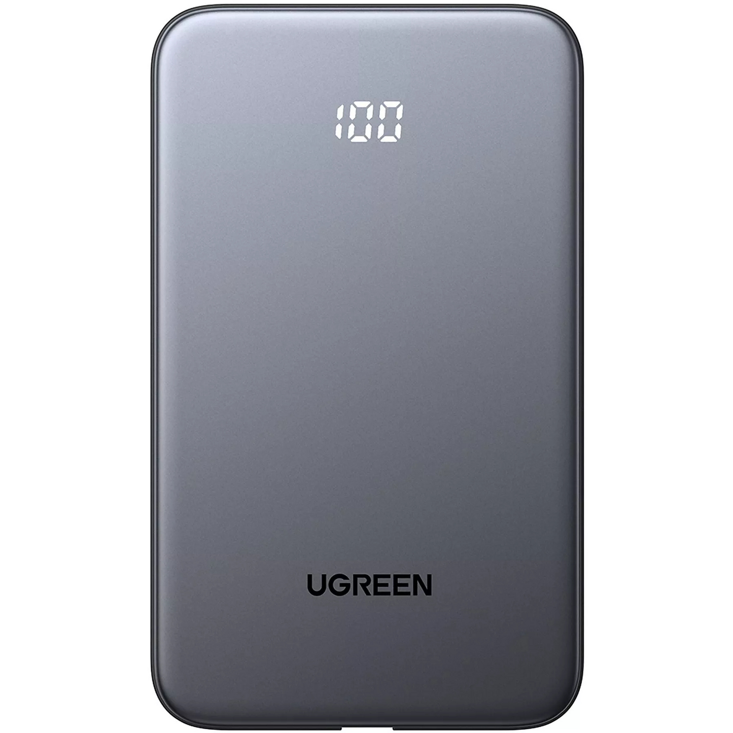 UGREEN PB526 External Battery (75161B), 10000mAh, 20W, QC + PD, 1 x USB-A - 2 x USB-C, Gray