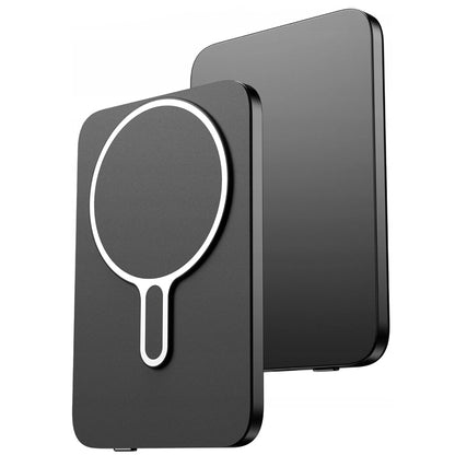 Bezdrátová externí baterie 3MK MagSnap Go, 5000mAh, 20W, PD + FQI, 1 x QI - 1 x USB-C, šedá