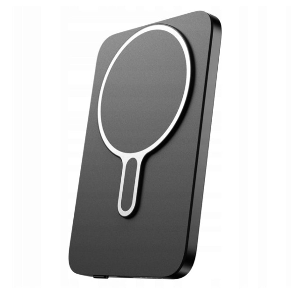 Bezdrátová externí baterie 3MK MagSnap Go, 5000mAh, 20W, PD + FQI, 1 x QI - 1 x USB-C, šedá