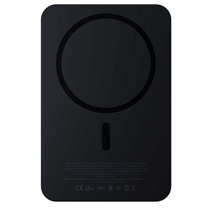 Externí bezdrátová baterie 3MK MagSynergy Ni+, 5000mAh, 22.5W, PD + FQI, 1 x QI - 1 x USB-C, černá