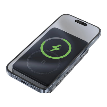 Bezdrátová externí baterie Acefast M10, 10000mAh, 30W, PD + FQI, 1 x QI - 2 x USB-C, Černá