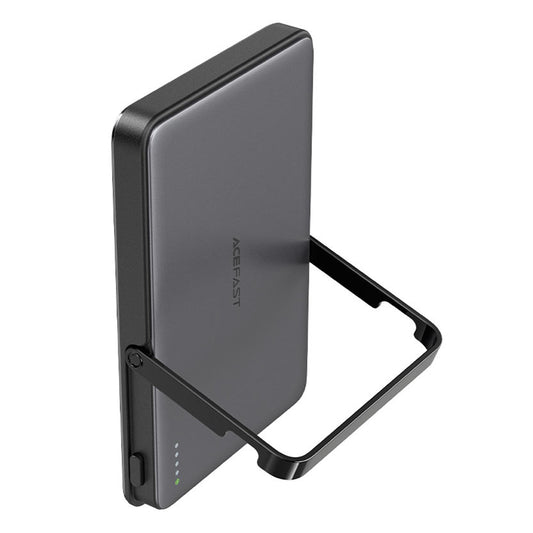 Bezdrátová externí baterie Acefast M16, 5000mAh, 18W, PD + FQI, 1 x QI - 1 x USB-C, černá