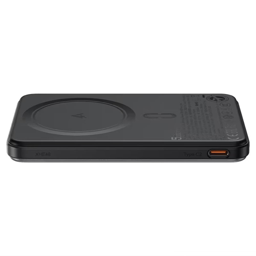 Bezdrátová externí baterie Acefast M30, 5000mAh, 20W, PD + FQI, 1 x QI - 2 x USB-C, černá