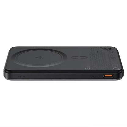Bezdrátová externí baterie Acefast M30, 5000mAh, 20W, PD + FQI, 1 x QI - 2 x USB-C, černá