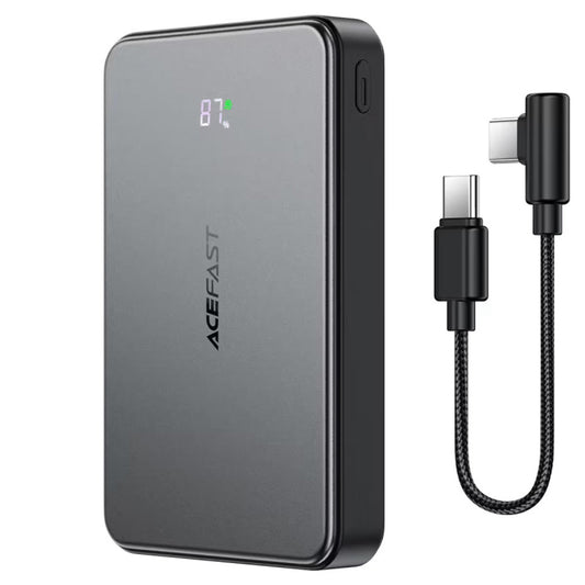 Bezdrátová externí baterie Acefast M31, 10000mAh, 22.5W, QC + PD + FQI, 1 x QI - 1 x USB-A - 2 x USB-C, Černá