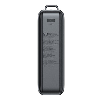 External Battery Acefast M4, 20000mAh, 67W, PD, 1 x USB-A - 2 x USB-C, Black