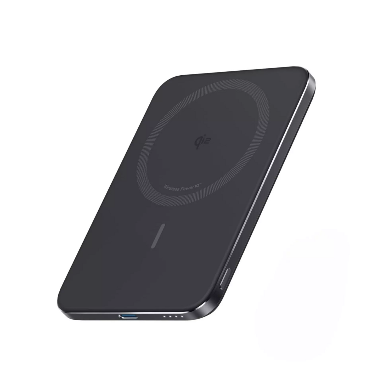 Anker Nano Wireless External Battery, 5000mAh, 20W, PD + FQI, 1 x QI - 1 x USB-C, Black A1665H11
