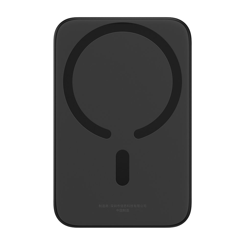 Bezdrátová externí baterie Baseus Mini Air, 6000mAh, 20W, PD + FQI, 1 x QI - 1 x USB-C, černá P10059002113-00