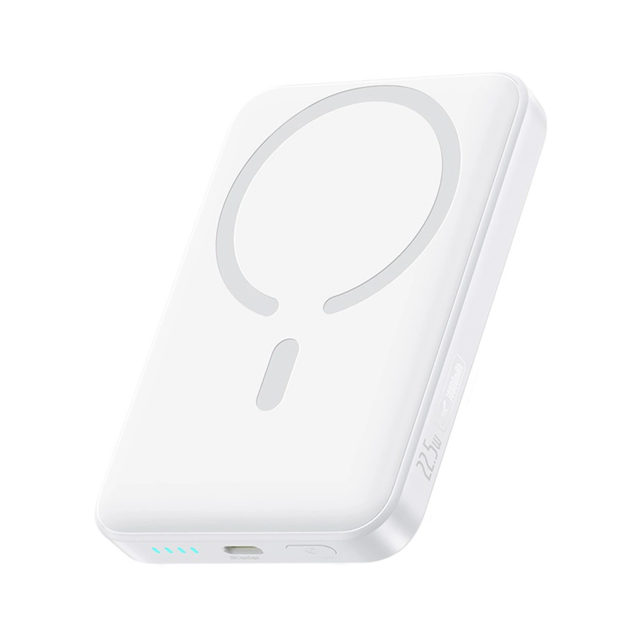 Externí bezdrátová baterie Baseus EnerFill FM11 Ultra-Mini, 10000mAh, 22.5W, PD + FQI, 1 x QI - 1 x USB-C, Bílá P1008210E213-00