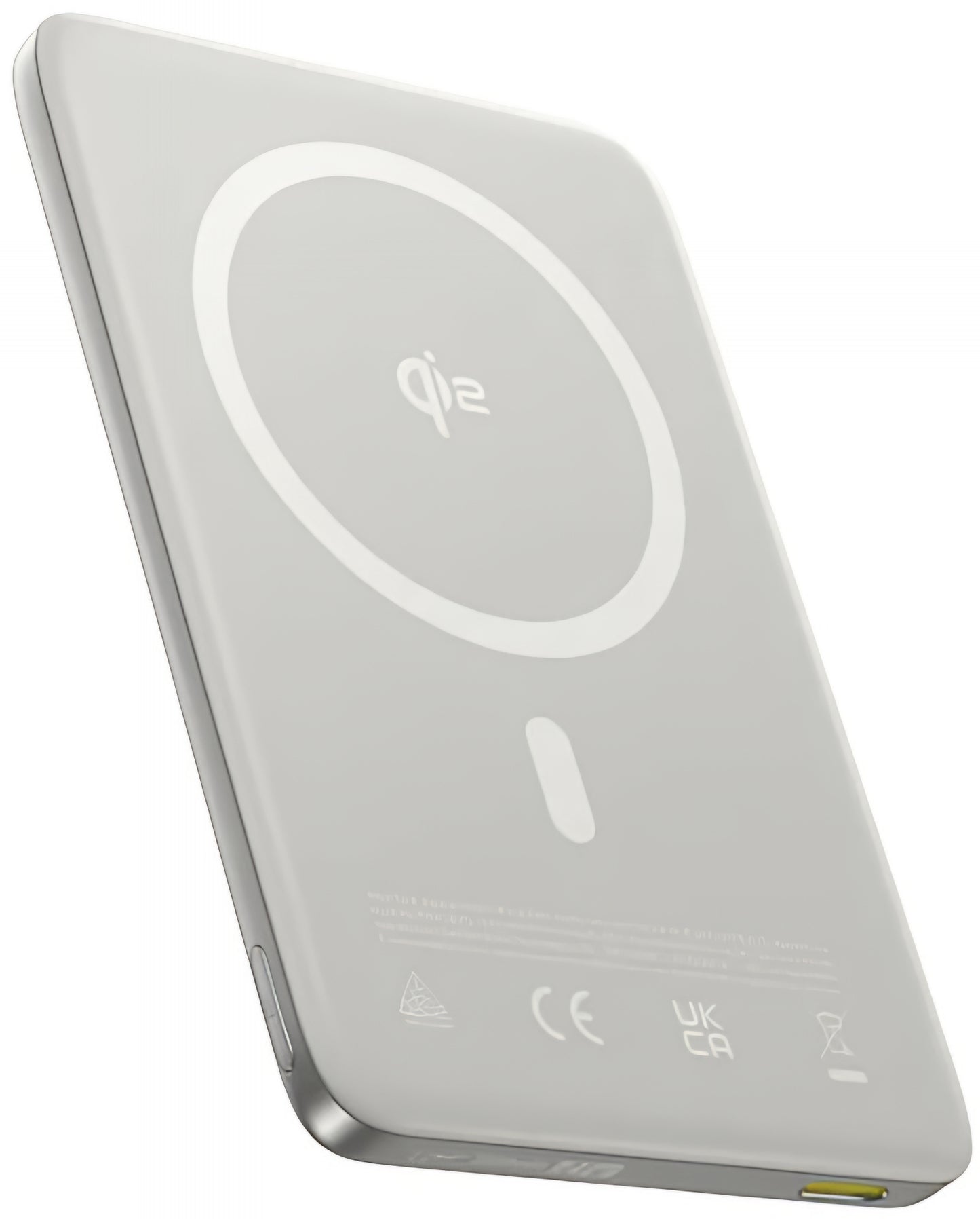Bezdrátová externí baterie Baseus PicoGo AM41, 10000mAh, 27W, PD + FQI, 1 x QI - 1 x USB-C, béžová E0027203