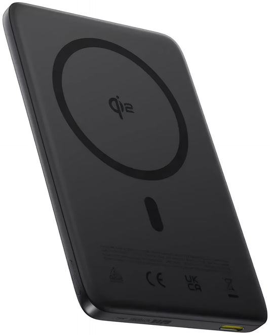 Bezdrátová externí baterie Baseus PicoGo AM41, 10000mAh, 27W, PD + FQI, 1 x QI - 1 x USB-C, Černá E0027201