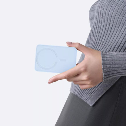 Bezdrátová externí baterie Baseus EnerFill FM11 Ultra-Mini, 10000mAh, 22,5W, PD + FQI, 1 x QI - 1 x USB-C, modrá P1008210E313-00