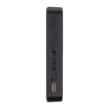 Bezdrátová externí baterie Baseus MagPro PPCXZ05, 5000mAh, 20W, PD + FQI, 1 x QI - 1 x USB-C, Černá P10064101123-00