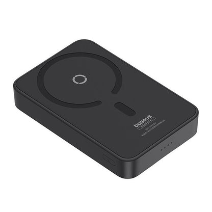 Bezdrátová externí baterie Baseus MagPro PPCXZ05, 5000mAh, 20W, PD + FQI, 1 x QI - 1 x USB-C, Černá P10064101123-00