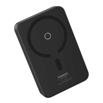 Bezdrátová externí baterie Baseus MagPro PPCXZ05, 5000mAh, 20W, PD + FQI, 1 x QI - 1 x USB-C, Černá P10064101123-00
