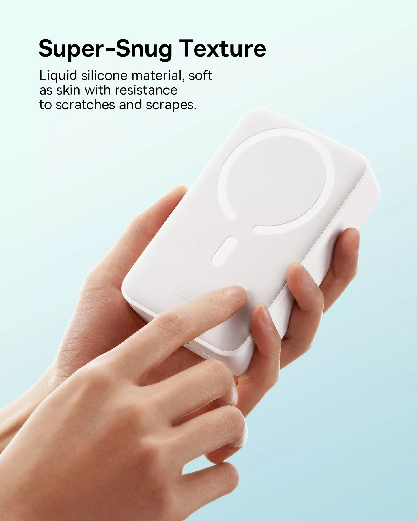 Bezdrátová externí baterie Baseus EnerFill FM41 Mini, 20000mAh, 20W, PD + FQI, 1 x QI - 1 x USB-C, bílá E0027U01