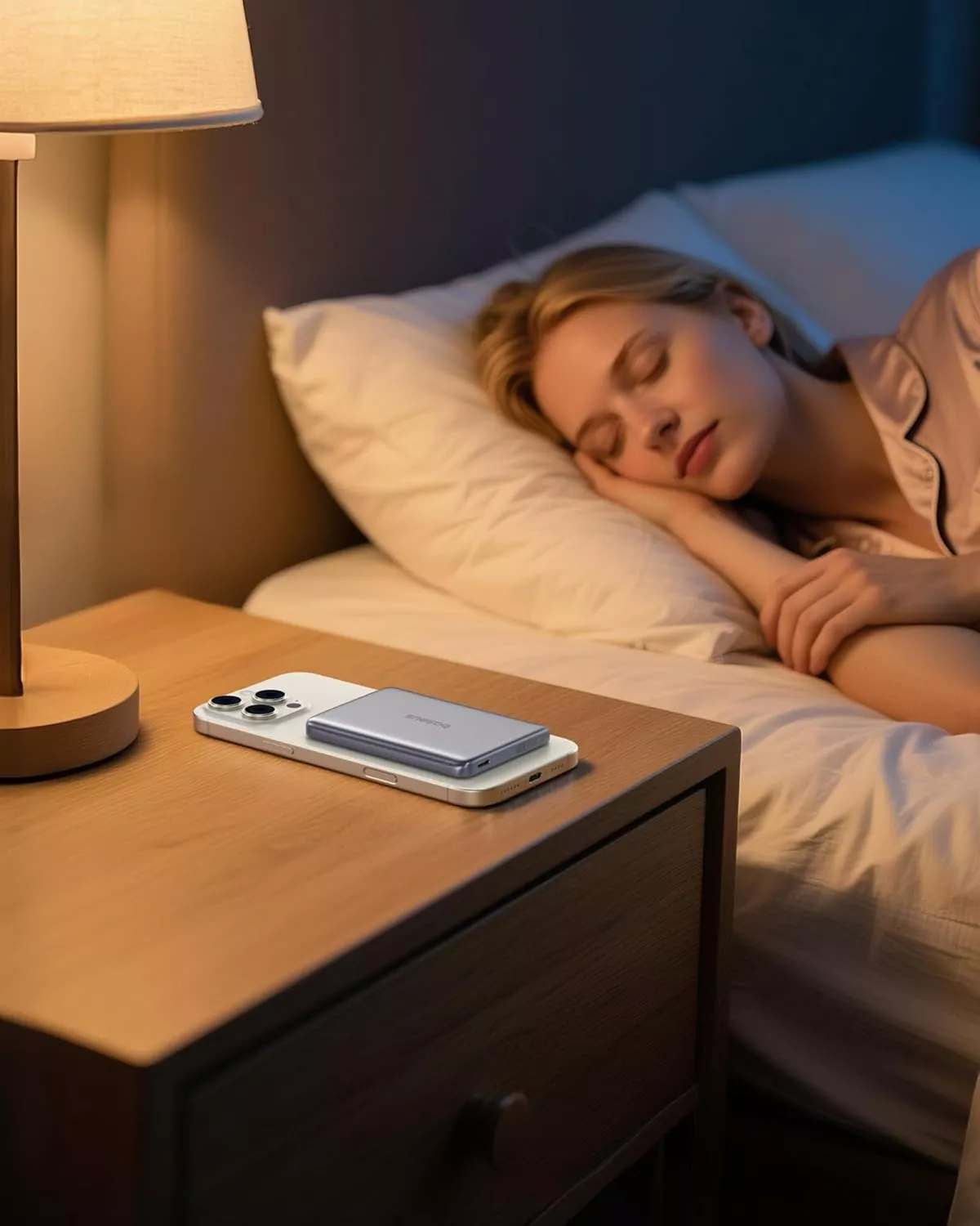 Externí bezdrátová baterie Baseus PicoGo AM41, 10000mAh, 27W, PD + FQI, 1 x QI - 1 x USB-C, šedá E0027200