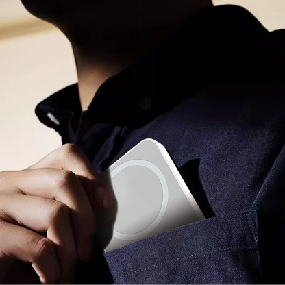 Bezdrátová externí baterie Dudao K26, 10000mAh, 20W, PD + FQI, 1 x QI - 1 x USB-C, Bílá