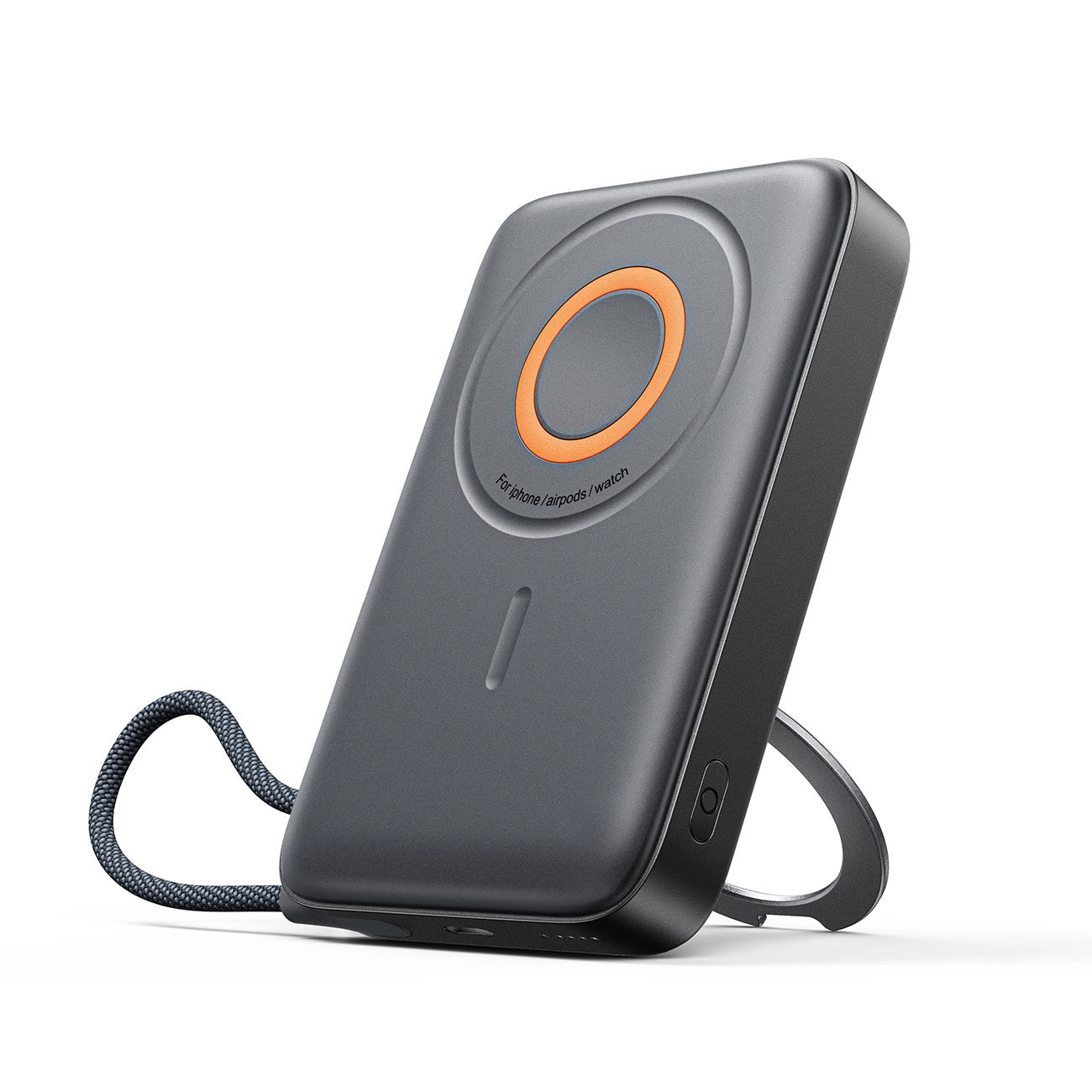 Bezdrátová externí baterie Joyroom JR-PBM02, 10000mAh, 22.5W, PD + FQI, 1 x QI - 2 x USB-C, černá