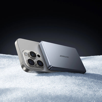 Externí bezdrátová baterie Joyroom JR-PBM08 Pro, 10000mAh, 20W, PD + FQI, 1 x QI - 1 x USB-C, šedá