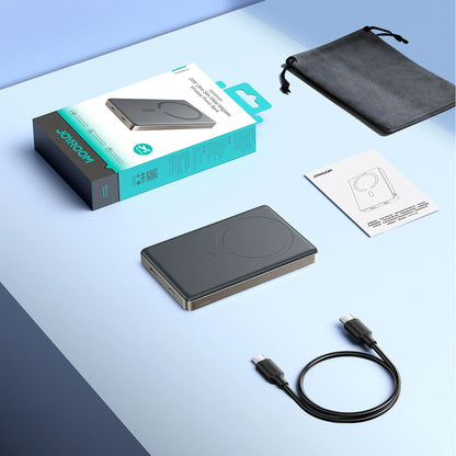Bezdrátová externí baterie Joyroom JR-PBM08 Pro, 10000mAh, 22,5W, PD + FQI, 1 x QI - 2 x USB-C, Béžová