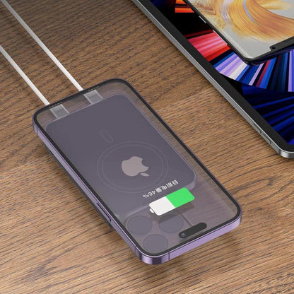 Bezdrátová externí baterie Proove Hoodman, 10000mAh, 20W, PD + FQI, 1 x QI - 1 x USB-C, šedá PBH120010003