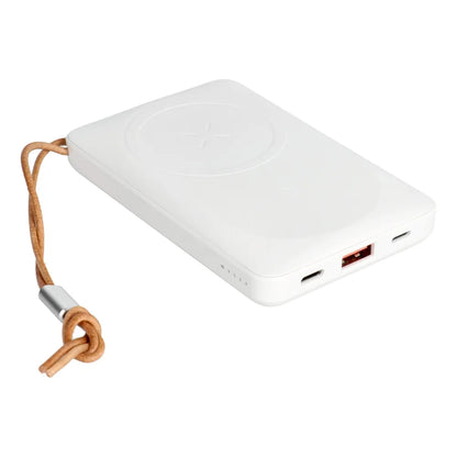 Externí bezdrátová baterie Veger VP1151 / W1151, 10000mAh, 22.5W, QC + PD + FQI, 1 x QI - 1 x USB-A - 1 x USB-C, Bílá