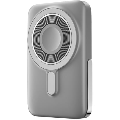 Bezdrátová externí baterie WiWu Wi-P018, 10000mAh, 20W, PD + FQI, 1 x QI - 1 x USB-C, šedá