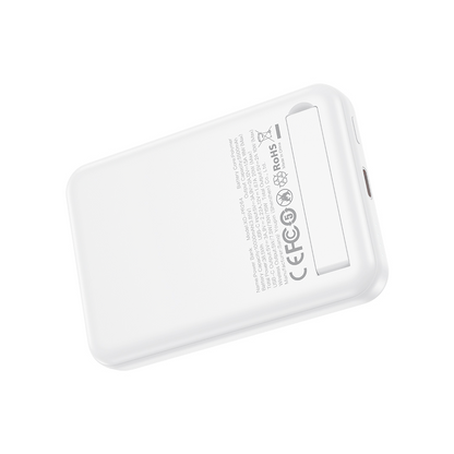 Bezdrátová externí baterie XO Design PR264, 10000mAh, 20W, PD + FQI, 1 x USB-C, Bílá