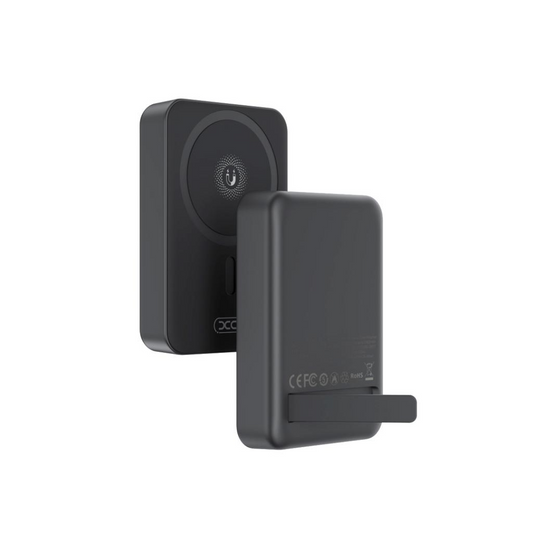 Bezdrátová externí baterie XO Design PR231, 10000mAh, 20W, PD + FQI, 1 x QI - 1 x USB-C, černá, znovu zabalená