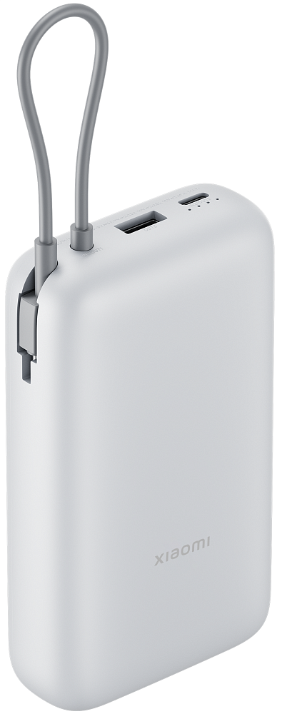 Externí baterie Xiaomi, 20000mAh, 22.5W, QC + PD, 1 x USB-A - 2 x USB-C, Stříbrná BHR9738GL