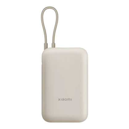Externí baterie Xiaomi Pocket, 10000mAh, 22,5W, QC + PD, 1 x USB-A - 2 x USB-C, Béžová BHR9072GL