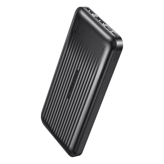 XO Design PB301 External Battery, 10000mAh, 10W, 2 x USB-A, Black