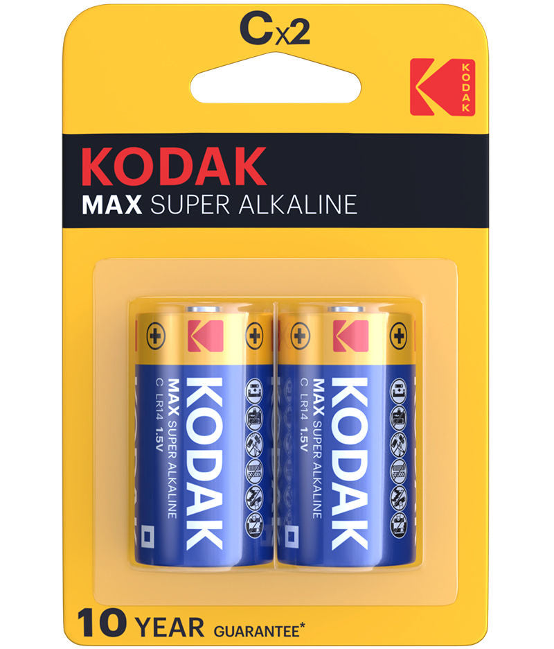 Baterie Kodak Max Alkaline, LR14 Sada 2 kusy