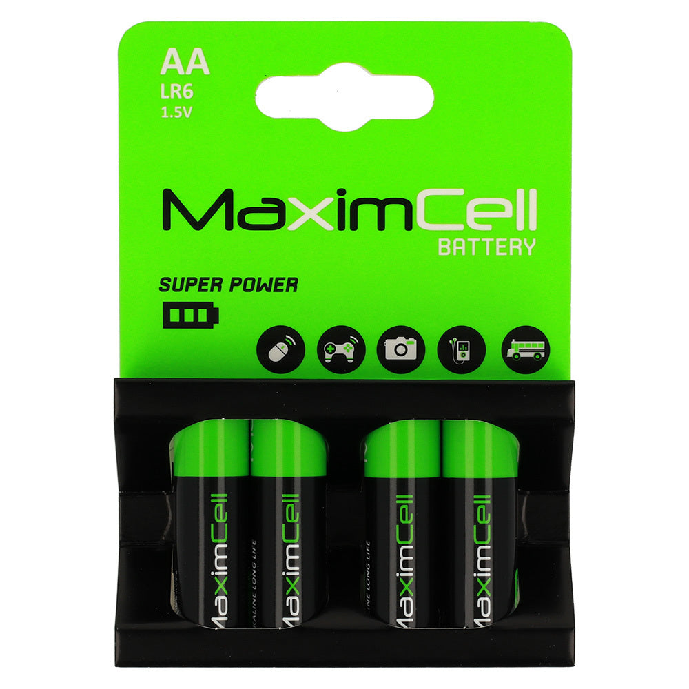 Baterie MaximCell Super Power, AA / LR6, Sada 4 kusy