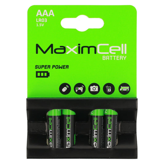 Baterie MaximCell Super Power, AAA / LR3, Sada 4 kusů