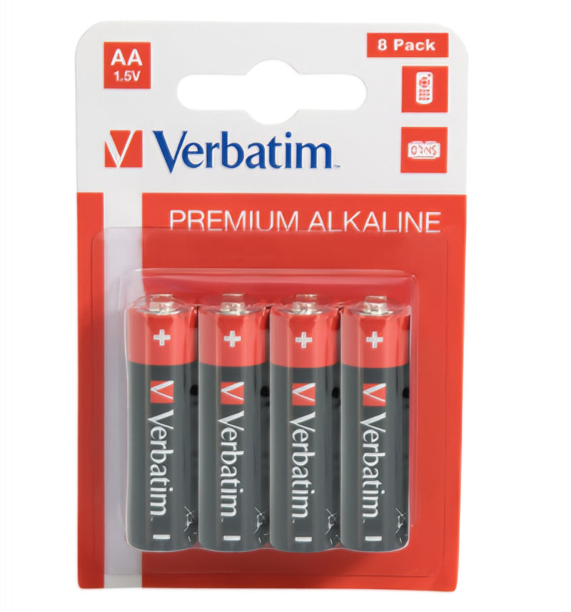 Baterie Verbatim Premium, AA / LR6, Sada 8 kusů 49503