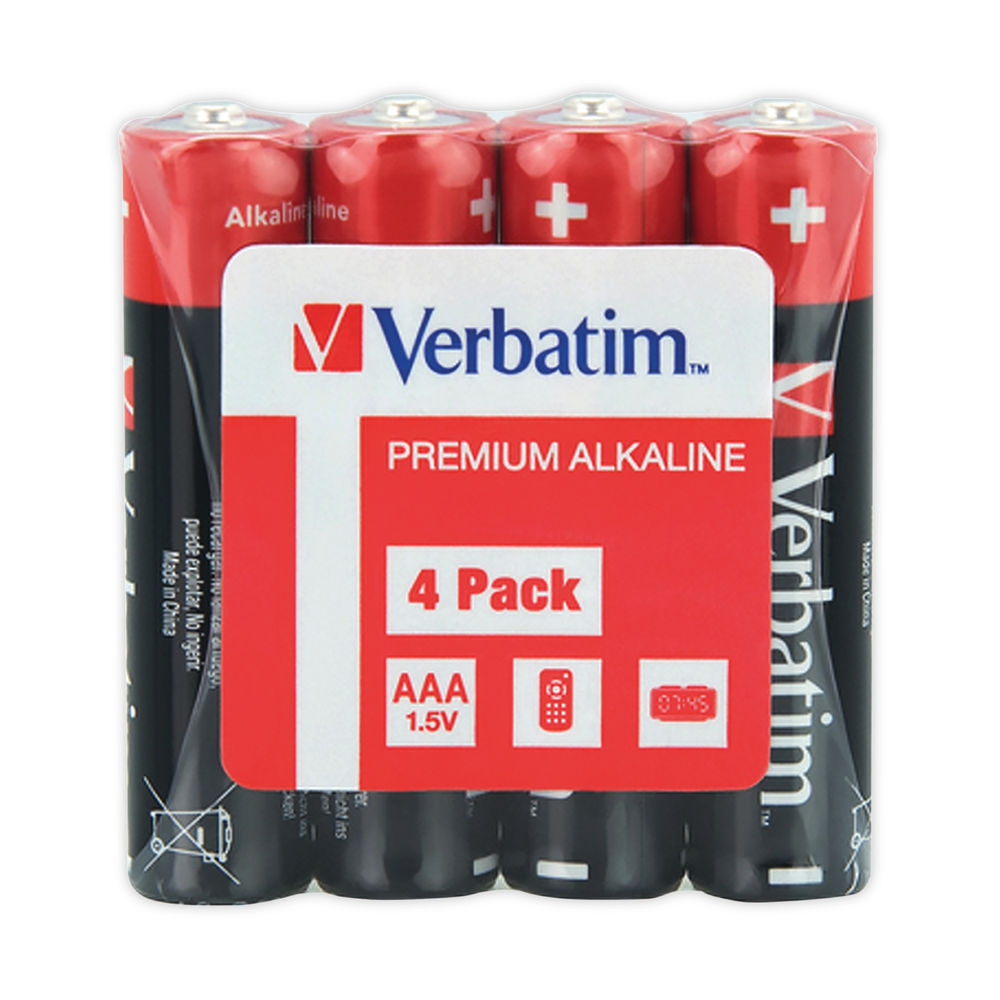Baterie Verbatim Premium, AAA / LR3, Sada 4 kusy 49500