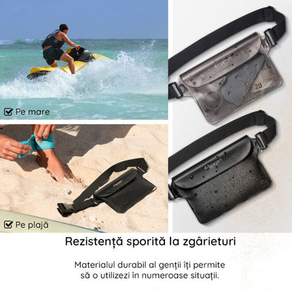 Vodotěsná taška Spigen Aqua Shield, Univerzální, Černá AMP04532