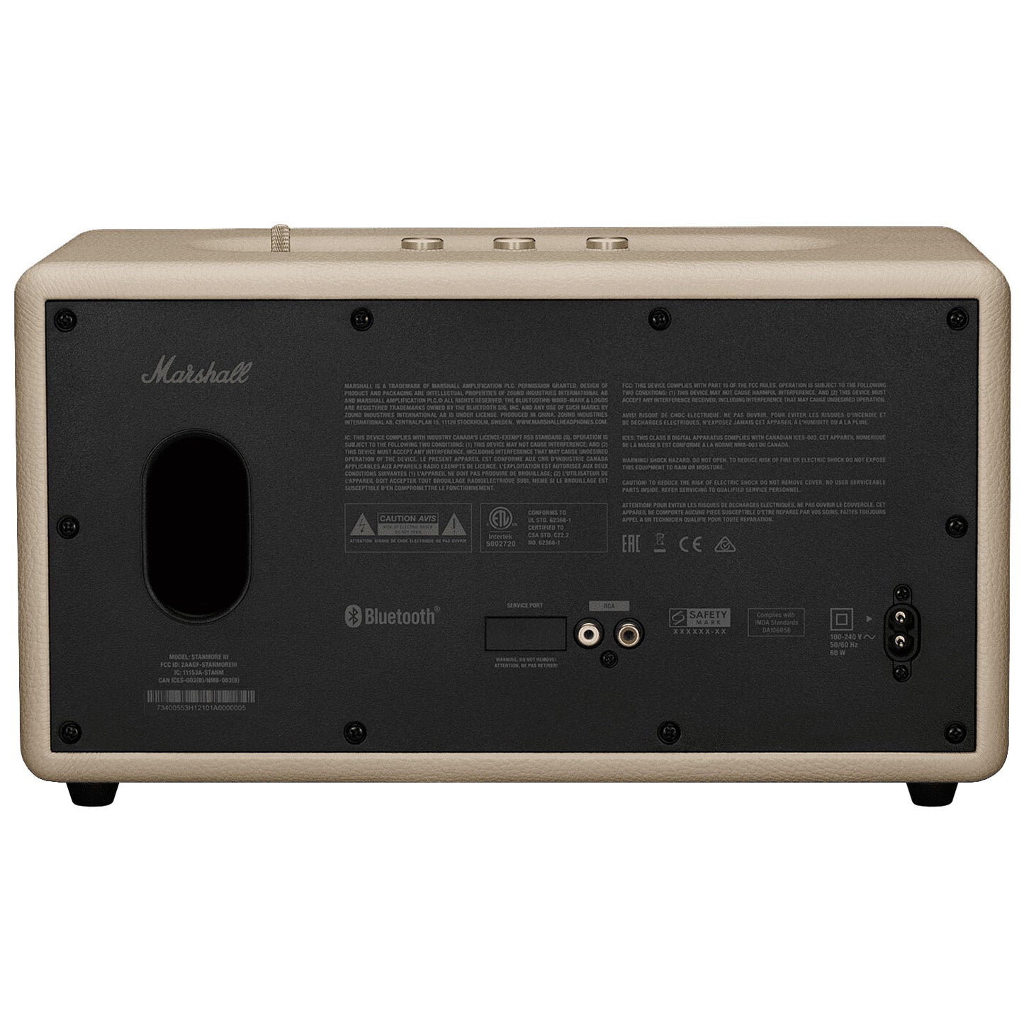 Bluetooth reproduktor Marshall Stanmore III, 80W, krémový